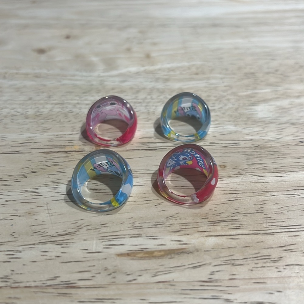 Stitch 4 ring bundle - Picture 2 of 2